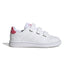 Sneakers da bambina bianche con strisce traforate adidas Advantage Cf C, Brand, SKU s344000132, Immagine 0
